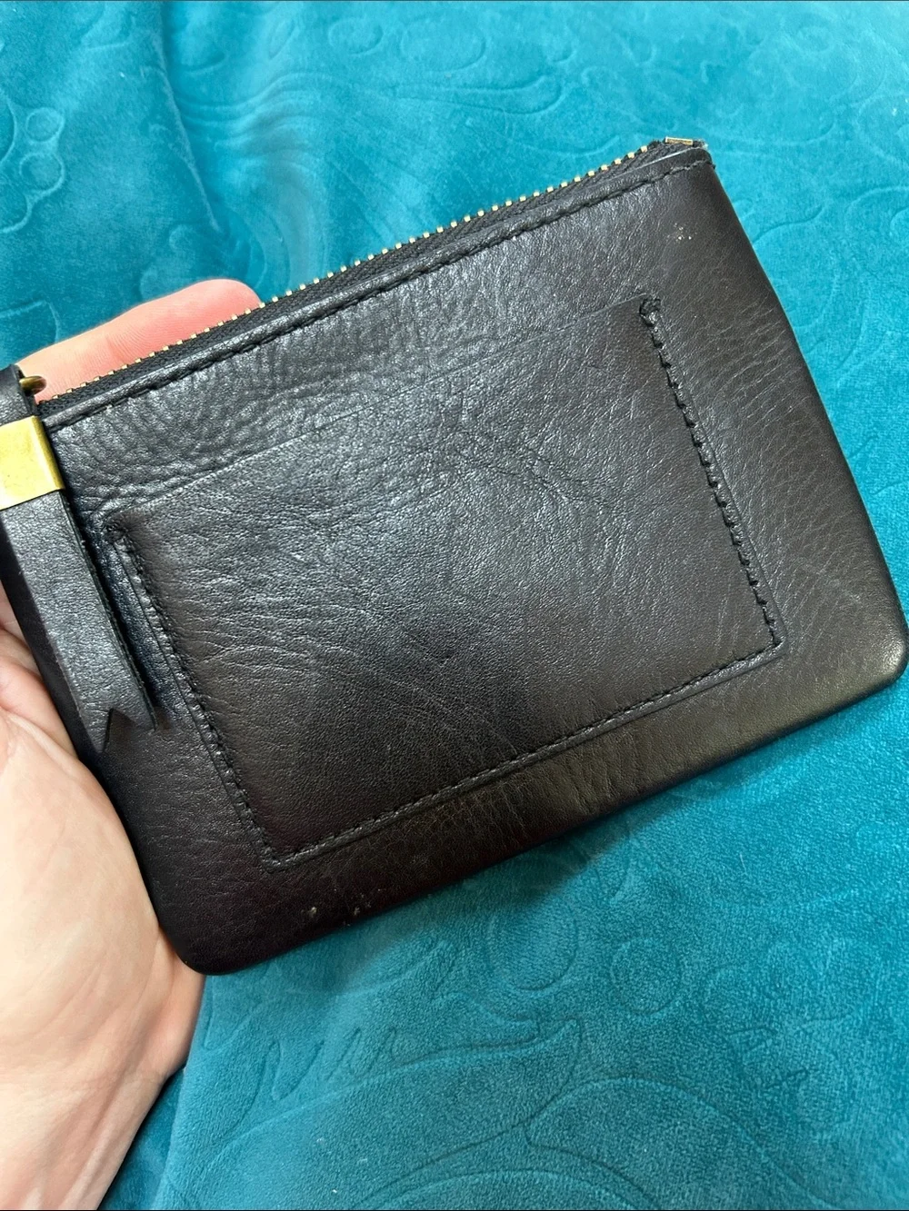 Madewell Leather Wallet Zipped Coin Purse